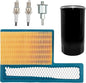 Tune Up Kit 140-3116 Air Filter, 122-0836 Oil Filter & Fuel Filter with Spark Plug, Compatible With Onan RV QG Generators 5500 7000, HGJAA HGJAB HGJAC & Marquis Gold/RV QG Marquis Platinum QG EFI