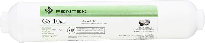 Pentair Pentek 255526-43 Inline Carbon