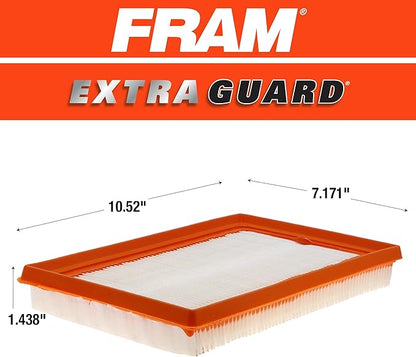 FRAM Extra Guard CA10677 Replacement Engine Air Filter for Select Lexus and Toyota Models, Provides Up to 12 Months or 12,000 Miles Filter Protection