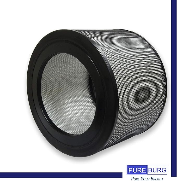 PUREBURG 24000 Replacement Filter Set Compatible with Honeywell 50250-S & Kaz 50255 50255-HD Air Purifiers,H13 HEPA Activated Carbon Pre-Filters Air Clean Dust VOCs
