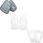 Replacement Carbon Filters for Respirator Masks, Pair, Protective Air Filtration Cotton Layering with Canisters for Painting, Carpentry, Outdoor Landscaping, and DIY Projects. 8 Pieces