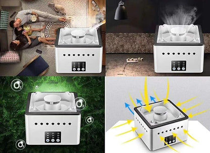 Portable HEPA Filter Air Purifier 3 in 1 with 8000mAh Battery for Smokers, Second Hand Smoke, Pets, PM 2.5 Purification