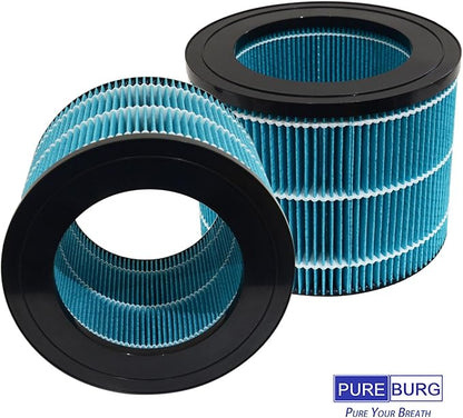 PUREBURG PEHUMEVA Replacement Humidifier Filter Compatible with Pure Enrichment MistAire Eva 4-Speed Evaporative Humidifier, 2-Pack