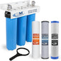 Applied Membranes Inc. 3-Stage Whole-House Water Filter System, (#)-Inch Lead Filter Cartridges