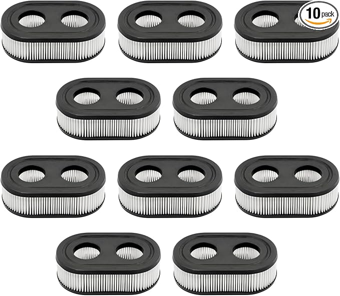 10 Pack 593260 Lawn Mower Air Filter 798452 334404 Replacement, Fit for Most 500 500ex 550ex 625e 675ex 675exi 725exi Series Engines Models, Compatible with Troy Bilt TB110 TB200 TB230 Lawnmower.
