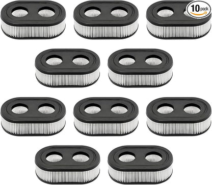 10 Pack 593260 Lawn Mower Air Filter 798452 334404 Replacement, Fit for Most 500 500ex 550ex 625e 675ex 675exi 725exi Series Engines Models, Compatible with Troy Bilt TB110 TB200 TB230 Lawnmower.