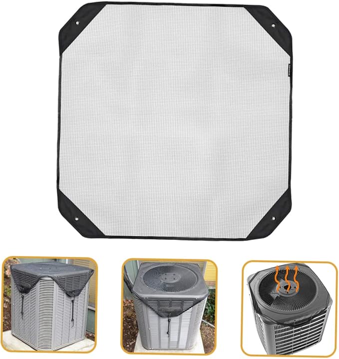 Alipis Outdoor Air Conditioner Cover Mesh Cover for Unit Weatherproof Easy to Install and Extend Service Life
