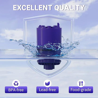 RF3375 Compatible with All PUR, fit for RF-9999,RF3375,PUR PLUS Faucet Filtration Systems,FM-2500V, FM-3700, PFM400H, PFM350V water filter,6 Pack,By YPMQY