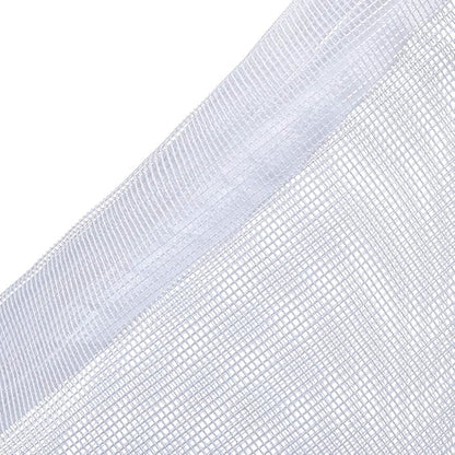 JIHAQUA Aquarium Filter Bags Large - Reusable Fish Tank Filter Media Mesh Bags with Plastic Zipper (7.5 x 12 inch (6 Pack))