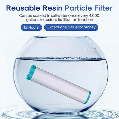 ICEPURE 5 Micron 20" x 4.5" RFN20BB Whole House Iron & Manganese Reduce Water Filter Replacement for FM25B, RFFE20-BB, CFRFFE-20BB, 1 Pack