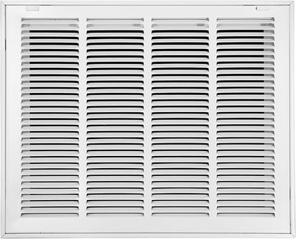 20"W x 16"H [Duct Opening Size] Steel Return Air Filter Grille - Removable Face/Door for 1 inch Filters -HVAC Vent Cover Grill - White [Outer Dimensions: 22 5/8"W X 18 5/8"H]