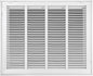 20"W x 16"H [Duct Opening Size] Steel Return Air Filter Grille - Removable Face/Door for 1 inch Filters -HVAC Vent Cover Grill - White [Outer Dimensions: 22 5/8"W X 18 5/8"H]