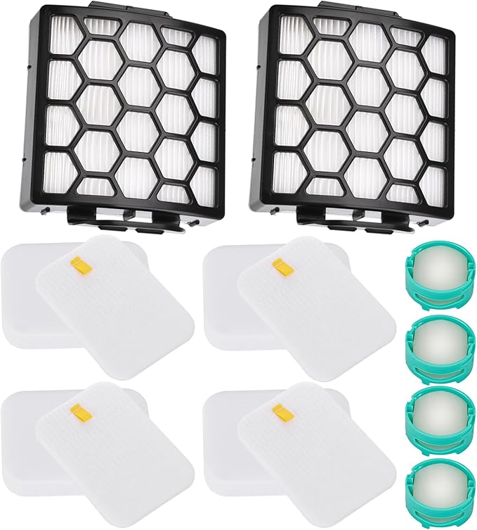 ZU102 Replacement Filter & Odor Neutralizer Cartridges for Shark ZU102 ZU100 Rotator Pet Upright Vacuum,Parts # 1238FT60 & 1239FT60 & 1541FC3000