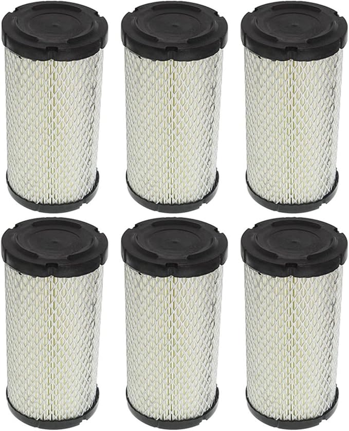 waltyotur 6 Pcs Air Filter 4163715 11013-1290 25 083 02-S 1G659-11222 Replacement for Kubota Bobcat Kawasaki Kohler