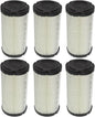 waltyotur 6 Pcs Air Filter 4163715 11013-1290 25 083 02-S 1G659-11222 Replacement for Kubota Bobcat Kawasaki Kohler
