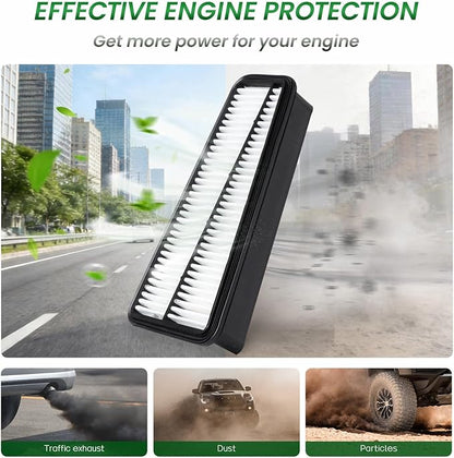 Cabin and Engine Air Filter Fits for TOYOTA TUNDRA 2007-2010, Replace for CF10285, CA9683