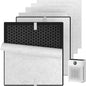 2 Pack PR1 Replacement Filter, Compatible with MOOKA PR1 Air Purifier, H13 True HEPA Filter for Home Large Room, Removes Pollen Dander Smoke Pet Hair Dust (includes 6pcs Washable Pre Filter)