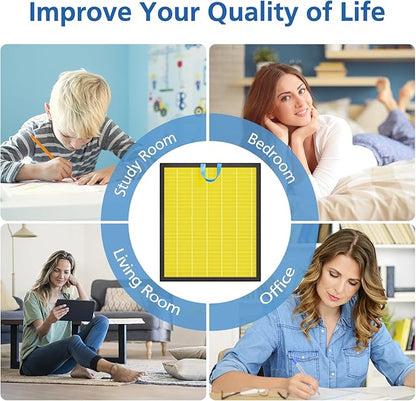 Vital 200S Pet Care Replacement Filter Compatible with LEVOIT Vital 200S Air Purifier, 3-in-1 Filtration with Activated Carbon Vital 200S-P Filter, Vital 200S-RF-PA (LRF-V201-YUS), 2 Pack, Yellow