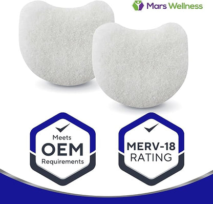 Mars Wellness CPAP Filter Kit 20 Pack - Compatible with Resmed AirMini CPAP Machine - Made in The USA - Ultra Fine Hypoallergenic Disposable Filter