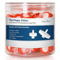 SimPure Syringe Filter PTFE Hydrophobic Membrane 200 PCS, 0.22um Pore Size, 13mm Disc Diameter, HPLC and GC Needle Filter, Non-Sterile, High Throughput Lab Filtration, Barreled Packed