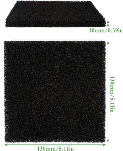 10 Pack Smoke Fume Absorber Filter, Activated Carbon Solder Fume Extractor Filters Solder Extractor Filter for Hakko/Xytronic/Aoyue Smoke Absorber (5 1/8” 5 1/8” 3/8”)