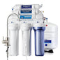 iSpring RCC7D 75 GPD Reverse Osmosis/Deionization Water Filter System, Removes TDS, Chlorine, Fluoride, Lead, and More, Fits Under Sink, 1 Year Warranty