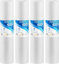 PUREPLUS 1 Micron 20" x 4.5" Whole House Sediment Home Water Filter Replacement Cartridge, Compatible with DGD-2501-20, AP810-2, P1-20BB, FP25B, FPMB-BB1-20, SDC-45-2001, 4 Pack