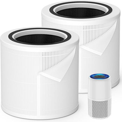 AP103 Replacement Filter Compatible with AromaRoom AP103 Air Purifier, 3-IN-1 Nylon Pre-Filter, HEPA Air Filter and Activated Carbon Filter, 2+4 Pack(White)