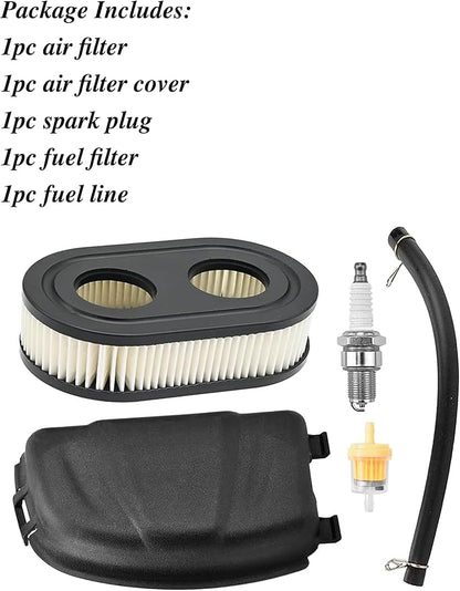 Air Filter Air Filter Cover Replacement for Craftsman M230 163cc 11A-B2A9791 Engine with Spark Plug Oil filter