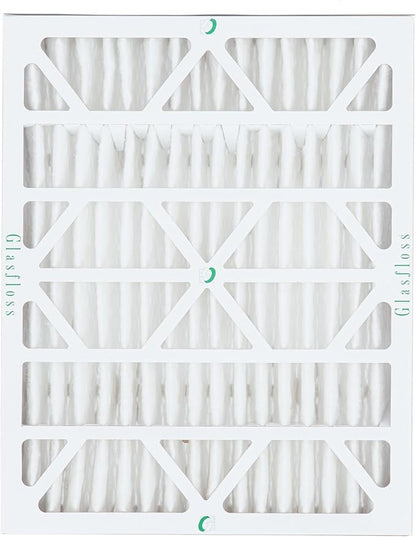 Glasfloss 20x25x4 MERV 10 (FPR 5-6) 4" Inch Pleated Air Filters Box of 3. Actual Size: 19-1/2 x 24-1/2 x 3-3/4