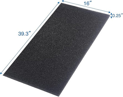 RV A/C Air Condition Filters Replacement, Can Cut to Fit, 16" x 39.3" x 1/4"