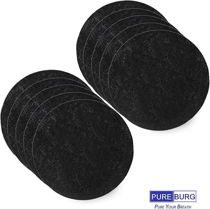 PUREBURG Replacement Activated Carbon Filter Compatible with Mity Rain Mini Portable disktop Range Hood,10-Pack Air Clean Dust VOCs Odor Smoke in Kitchen