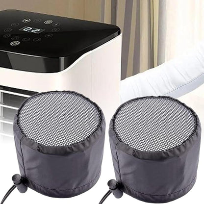 Duct Filter Vent Cover – Planting Ventilation Fitting, 2 Pieces Flexible Ducting Cover | Indoor Greenhouse Airflow Control, Laundry Vent Replacement, Outdoor Kitchen RV Tent Exhaust Protection Accesso