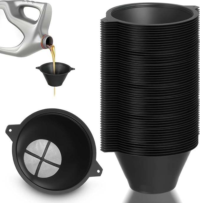 70 Pcs Paint Filter 100 mm Plastic Paint Strainer with Fine Nylon Mesh Reusable Industrial Nylon Filter for Oil, Water Based Oil Paints Food Residue