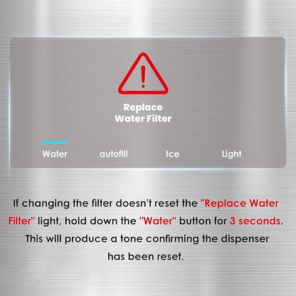 Waterdrop Plus WDP-F19C Replacement for GE® RPWFE®, RPWF (with CHIP) NSF 401 Refrigerator Water Filter, Compatible with GFE28GBLTS, GFE28GSKSS, PFE28KMKES, GFD28GYNFS, GFD28GBLTS, PWE23KYNFS