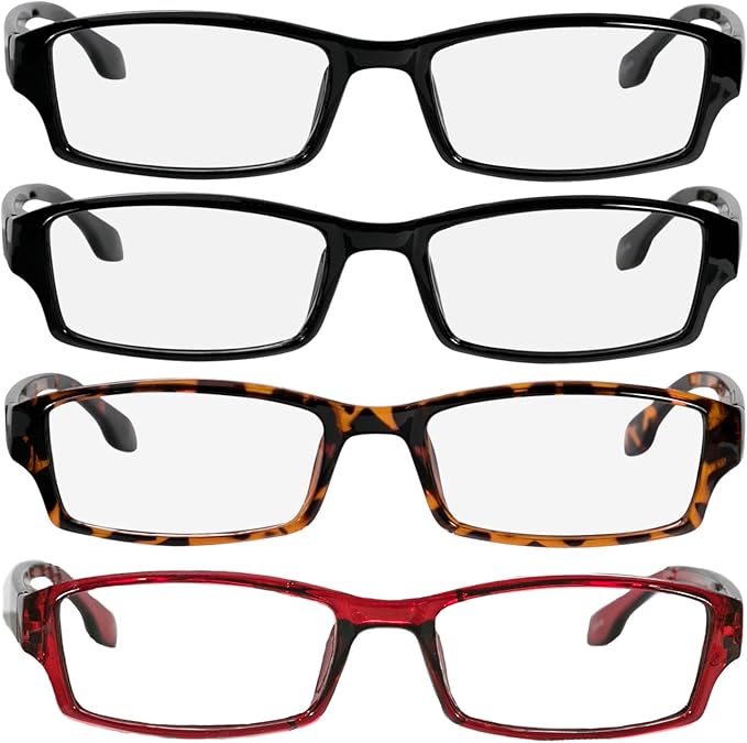 TruVision Readers Reading Glasses, Comfort Spring Hinges for Men and Women, 9501HP