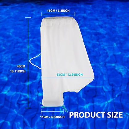 Premium Mesh Bag Replacement for PoolCent Handheld Cleaner——Leaf Eater/Leaf Eater Plus (50 Microns)