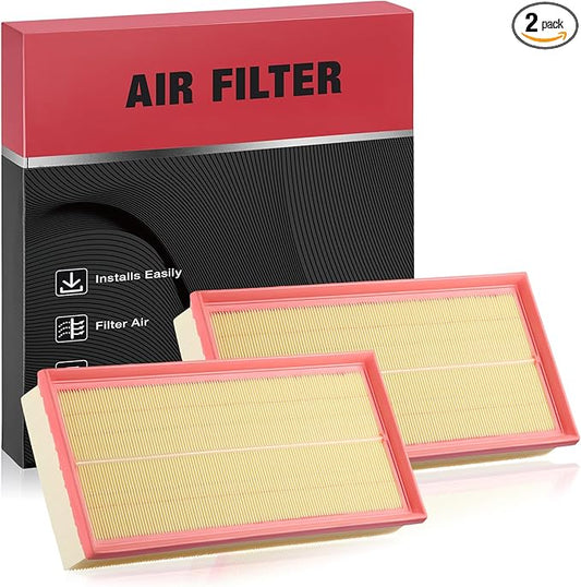 BDFHYK 2PC CA11062 Engine Air Filters Compatible with Land Rover 2020-2023 Defender 110, 2021-2023 Defender 90, 2017-2023 Discovery, 2010-2016 LR4, 2010-2022 Range Rover, 2010-2022 Range Rover Sport