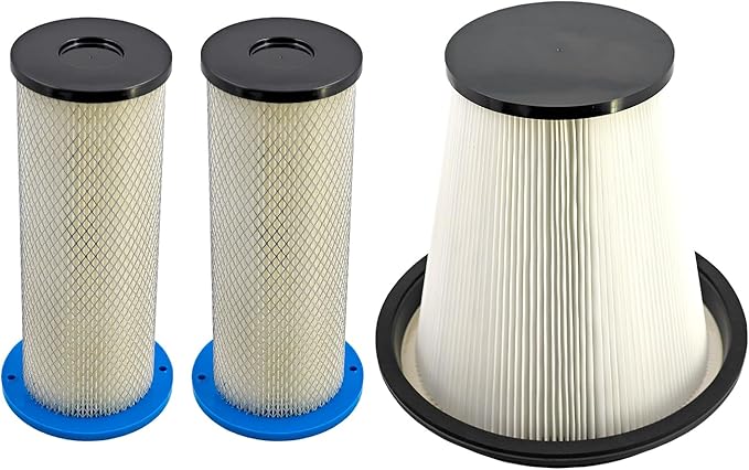 590430201 200700070 Filter Kit (3Pcs) Fits for Pullman Ermator S13 S26 S36 Vacuum, Replaces 200900050 PF44