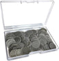 210pcs Stainless Steel Pipe Filters, 12.7mm Smoking Screens Pipe, Silver Mesh Screens Gauzes Filter with Storage Box