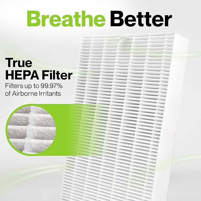 Durabasics 2 Pack of HEPA Filters Compatible with Honeywell Air Purifier Replacement Filters, Replacement for Honeywell Filter R, HEPA Filter R, HPA200, HPA 200, HRF-R1 & HRF-R2