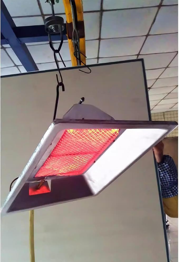 Chick Gas Brooder Heater,Chicken Coop Heater,Manual Infrared Ceramics Catalytic Heating Incubation Equipment for Poultry Coop Duck Piglet House