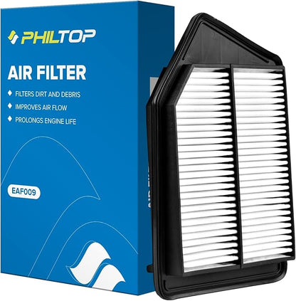 PHILTOP Engine Air Filter, Compatible with CA11476 Honda Accord 2013-2016 2.4L, Acura TLX 2015-2020 2.4L, Improve Engine Performance Car Accessories