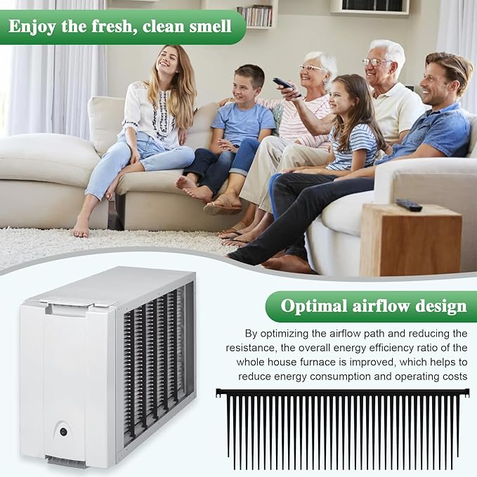 4119 Replacement Filter compatible with Aprilaire 2200, 2250, Space Gard 2200 Whole House Furnace, 6 Pack
