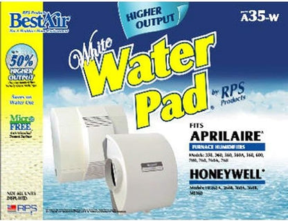 BestAir A35W-PDQ-6 Humidifier Replacement Paper Waterpad Filter, For Aprilaire, American Standard, Bryant, Carrier, Honeywell, Lennox & Totaline Models, 13.2" x 10.2" x 1.8", Single Pack