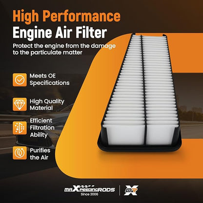 maXpeedingrods CA9683 Engine Air Filter for Toyota 4Runner, FJ Cruiser, Tacoma, Tundra 4.0L, Replacement for AF3959 17801-0P010