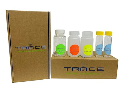 Premium Drinking Water Test Kit for City and Well Water – Lab Results for 100+ Parameters Including Coliform Bacteria, Nitrate, Metals, Volatile Organic Compounds, and More