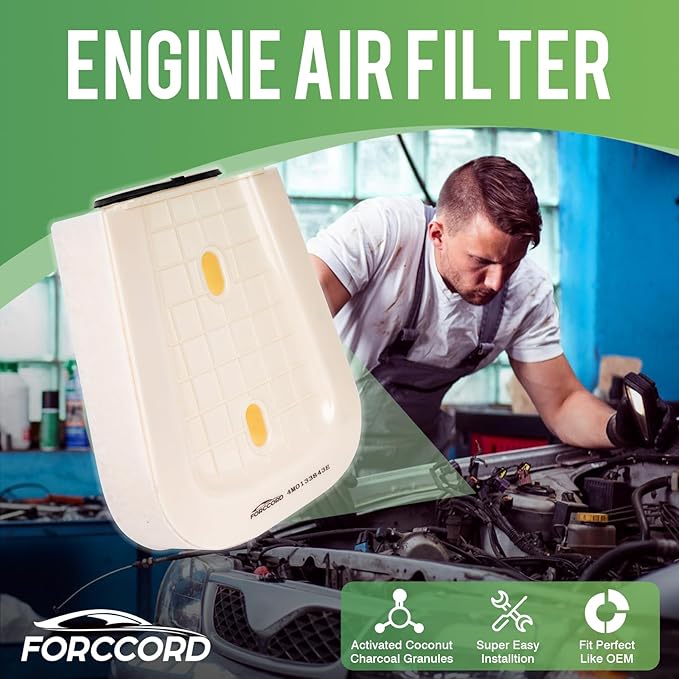 Engine Air Filter Fits for Porsche Cayenne 2019-26, Macan 2024 & Audi Q8 2019-26, RS Q8 2020-24, SQ7 2020-26, SQ8 2020-26, 2.9L 3.0L 4.0L Air Filter Replacement 4M0133843E Car Accessories