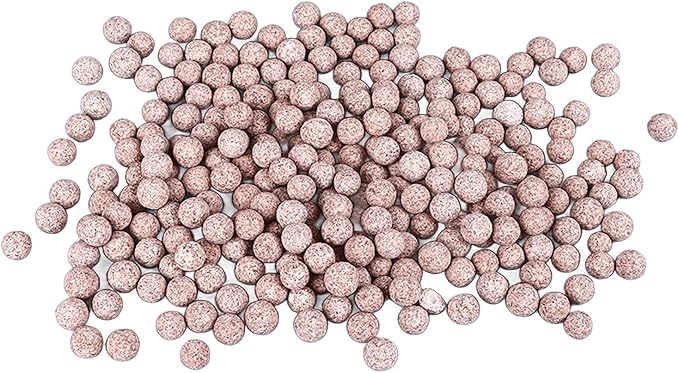 Pssopp Fish Bio Balls, Superior Filtration Efficiency Fish Biofiltration Media Ceramic Ball for Fish Aquarium Filtration