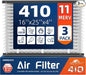 3 Pack, 410 Replacement Air Filter, MERV 11,Actual Size: 16"x28"x4", Nominal Size: 16x25x4, HVAC Furnace Filter, Compatible with AprilAire Models 4400, 3410, 2416, 2410, 1610, 1410